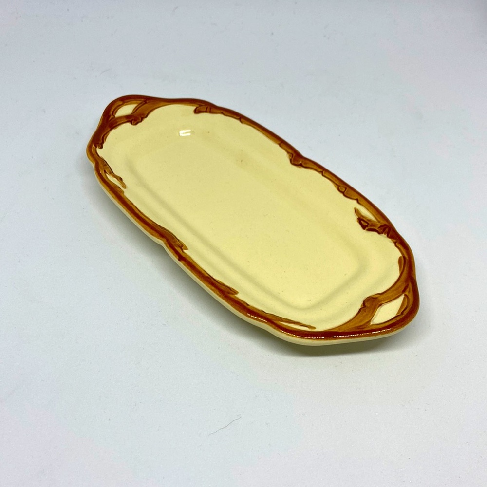 Franciscan Apple Hand Decorated Butter Dish no lid